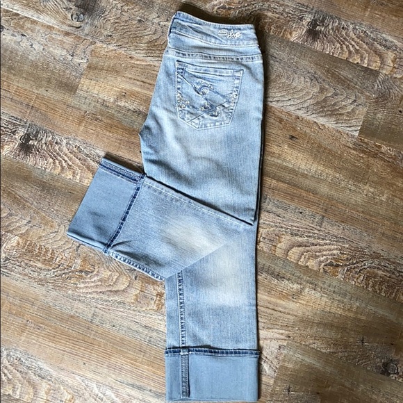 Sliver Suki Jean capris
